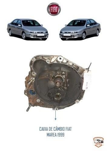 Caixa Câmbio Manual Fiat Marea 2.0 20v 5cc 1999 2000 2001