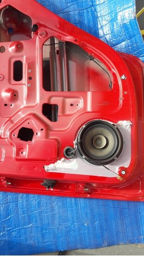 Porta Traseira Direita Volkswagen Crossfox 11/15 Vermelho 