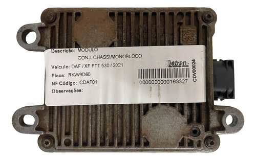 Módulo Aebs Xf Ftt 530 2021 2192190 4460750300