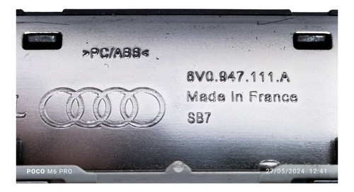 Luz Teto Cortesia Audi A1 A3 Q3 Rs3 14/19 8v0947111a