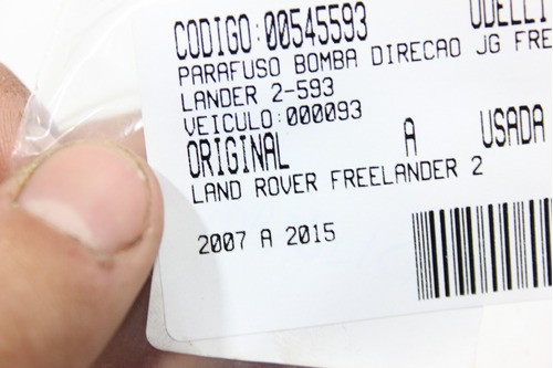 Parafuso Bomba Direção Jg Freelander 2 07/15 Usado (593)