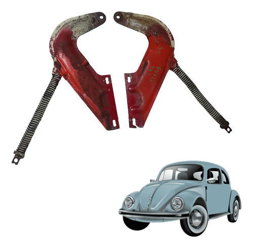 Par Dobradiça Mola Capo Dianteiro Fusca 1959 1996 Usado