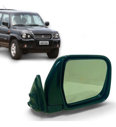 Espelho Retrovisor Direito Adaptação Para Mitsubishi Pajero