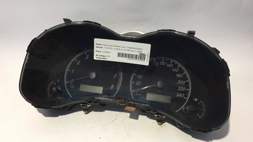 Painel De Instrumentos Toyota Corolla 09 Até 14 A2c53277960