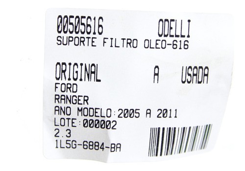 Suporte Filtro Óleo Ranger 05/11 Usado (616)