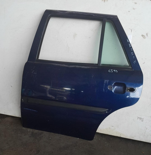 Porta Traseira Esquerda Azul Vw Parati 4p 2004