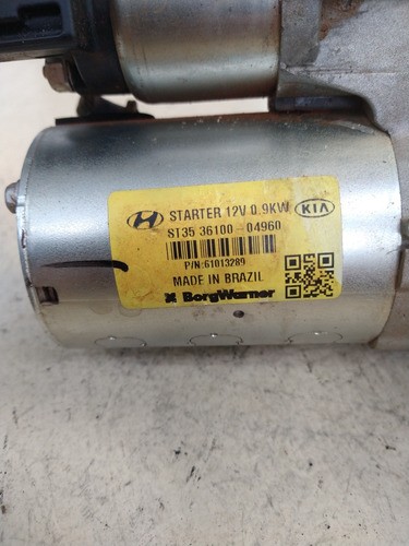 Motor Partida Arranque Hyundai Hb20 1.0 3cc Turbo 2020 2021