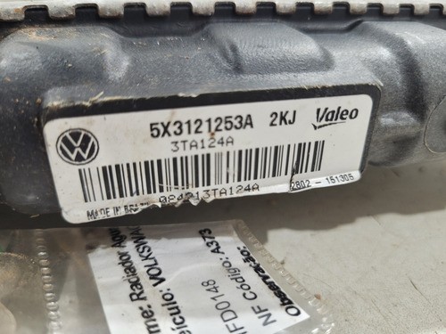 Radiador Vw Gol G2 G3 G4 1995 A 2008 (t)