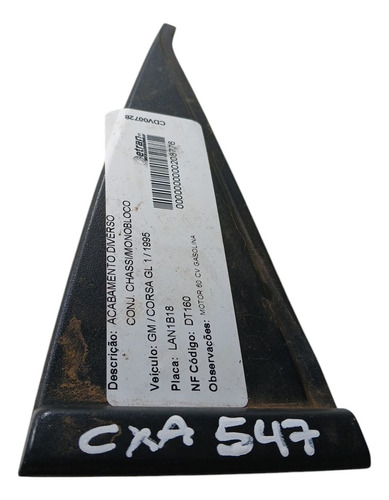 Moldura Externa Porta Direita Gm Corsa 01/10 (ap)
