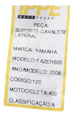 Suporte Cavalete Lateral Yamaha Fazer 600 (400)