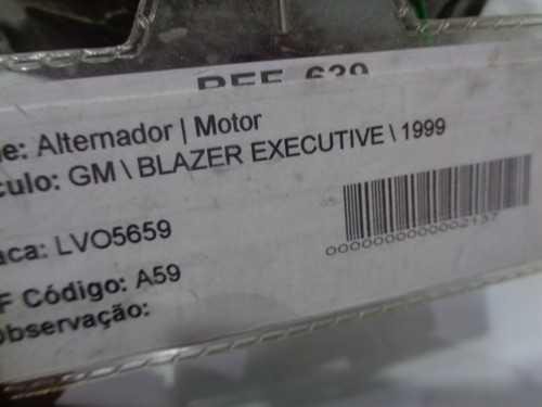 Alternador Gm Blazer Executive 1999