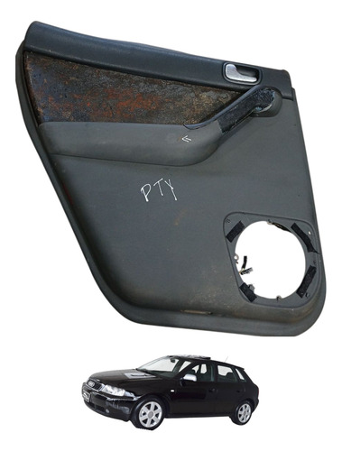 Forro Porta Tras.  Esq. Audi A3 1.6 2000 Com Detalhe (ap)
