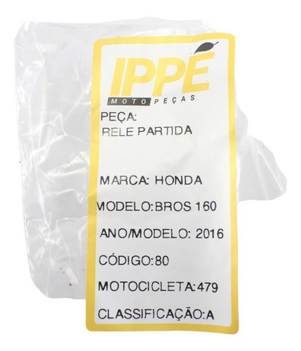 Rele Partida Honda Bros 160 (479)