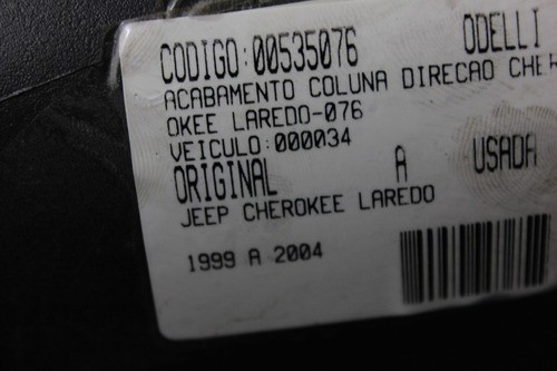 Acabamento Coluna Direção Cherokee Laredo 99/04 Usado (076