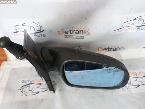 Retrovisor Dianteiro Direito Manual  Vw Fox Lente Azul 3309