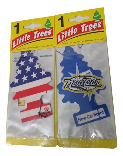 Kit 2 Unidades Cheirinho Automotivo Little Trees Variados