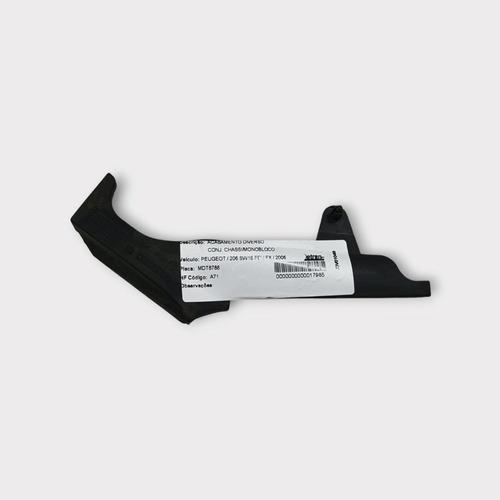 Moldura  Churrasqueira Lado Direito Peugeot 206 Sw 2001 2008