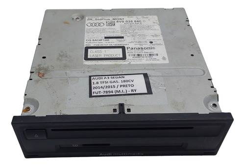 Leitor De Cd / Sd Do Rádio Audi A3 Ano 2014 A 2019