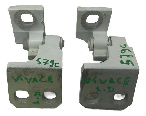 Dobradiça Porta Fiat Uno Vivace 2 Portas Lado Direito Carona