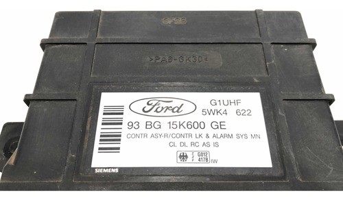 Módulo De Conforto Alarme Ford Mondeo 96 Até 05 93bg15k600ge