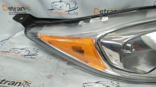 Farol New Fiesta 2012/16 Cromado Pisca Ambar L.e. 20038