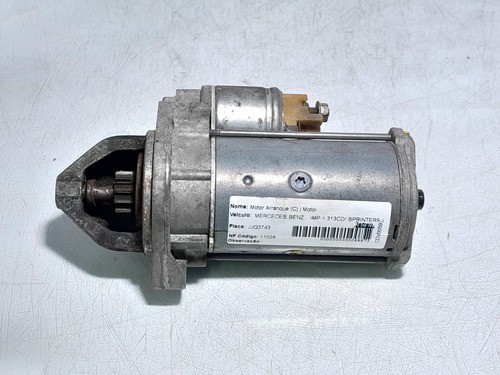 Motor Partida Arranque Sprinter 313 311 2001/2011 0051511301