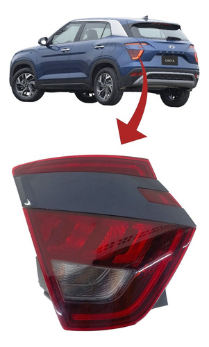 Lanterna Traseira Esquerda Hyundai Creta 2022 2023 2024