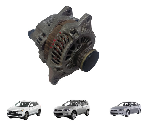 Alternador Outlander Lancer Asx 2.0 Polia Estriada 105a 6pk
