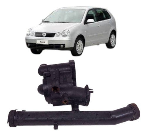 Carcaca Valvula Termostática Vw Polo 1.6 2003 2004 2005 2006