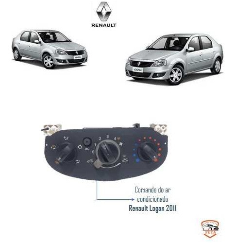 Comando De Ar Condicionado Logan/sandero 2008 A 2011