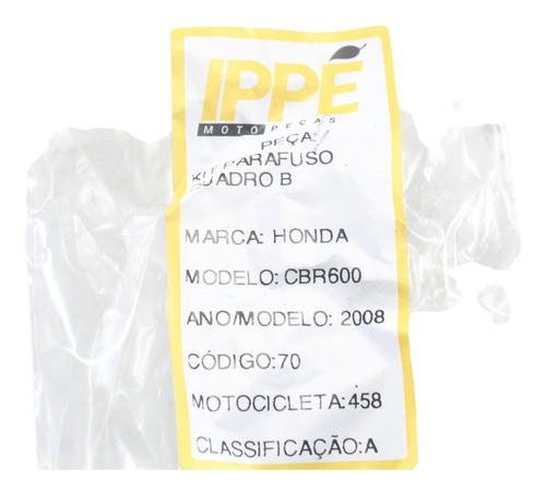 Parafusos Quadro B Cbr 600 Rr (458)