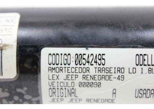 Amortecedor Traseiro Ld 1.8l Flex Jeep Renegade 15/22 (495)