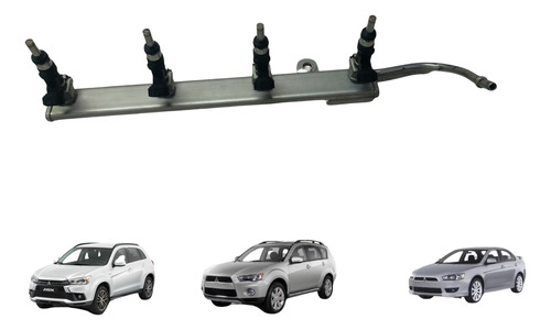 Flauta Com Bico Injetor Lancer Asx Outlander 2.0 2009 A 2019