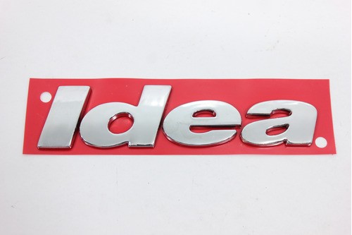 Emblema Fiat ''idea'' Cromado Usado