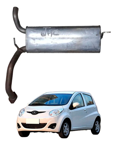 Abafador Silenciador Traseiro Jac J2 2012 2016 800km