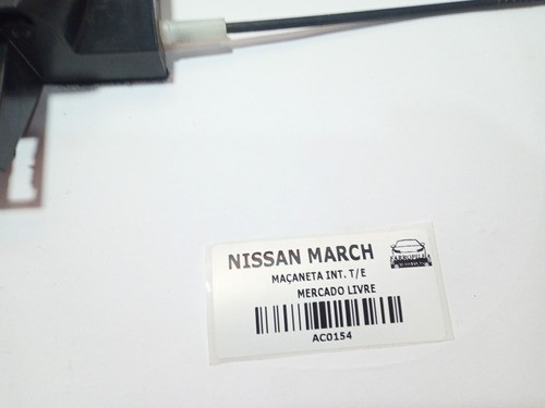 Maçaneta Interna Traseira L.e Nissan March 12/16 Original 