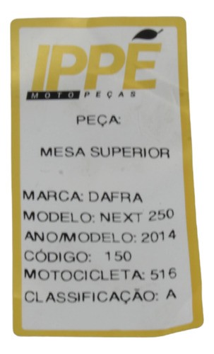 Mesa Superior Dafra Next 250 2014 (516)