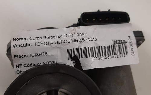 Corpo De Borboleta Tbi Toyota Etios Hb 2013 - 2203047040