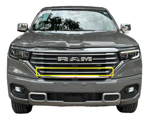 Friso Cromado Grade Frontal Rampage Laramie 2024