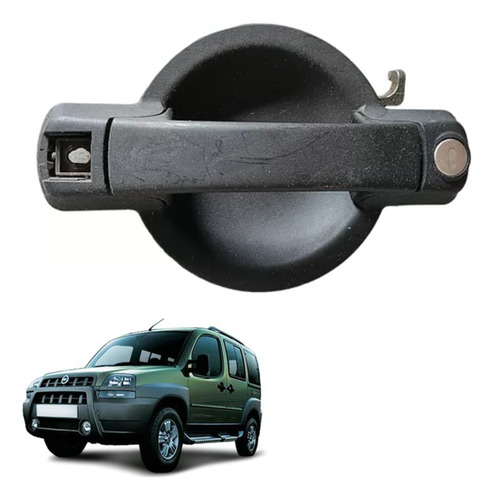 Maçaneta Externa Dianteira Esquerda Fiat Doblo 2004 Original