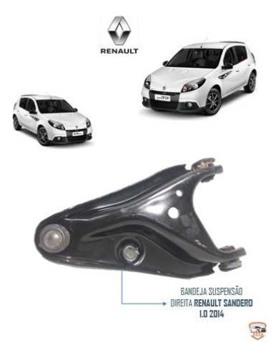 Bandeja Suspensão Direita Renault Sandero 1.0 2014