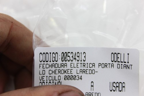 Fechadura Elétrica Porta Diant Ld Cherokee Laredo 99/04 Usad