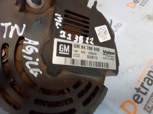 Alternador Gm Agile 1.4 2011/.. 60a 94700046  13811