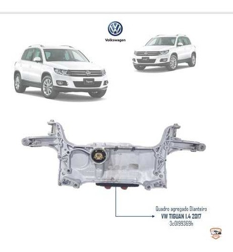  Quadro Agregado Dianteiro Vw Tiguan 1.4 2017 3c0199369h