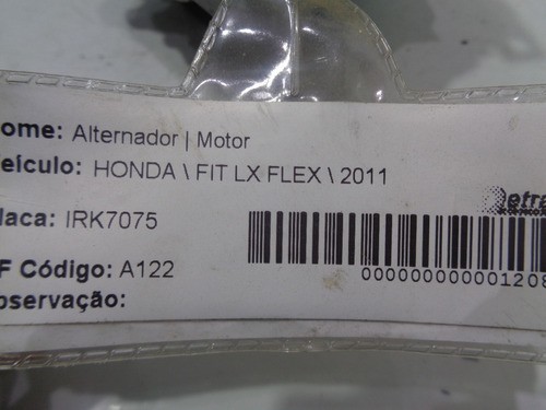 Alternador Honda Fit 2011