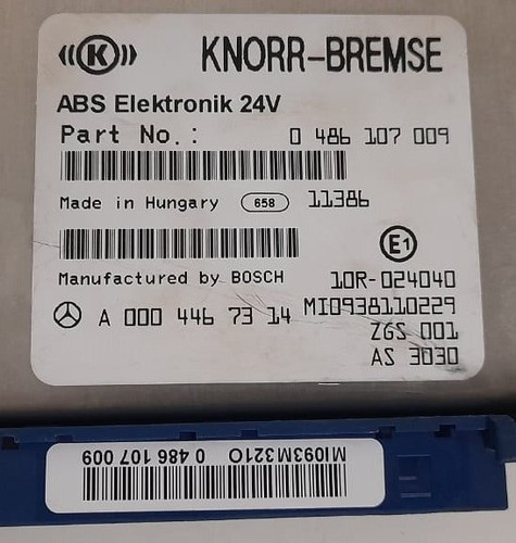 Módulo Abs Elektronik Knorr Mb Axor - A0004467314