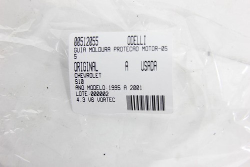 Guia Moldura Proteção Motor S10 95/01 Usado (055)