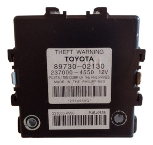 Módulo Alarme Toyota Corolla 2.0 16v 2010 A 2014 89730-02130