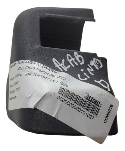 Acabamento Cinto Direito Toyota Camry/ 1995 (al) Adl Cxa 509