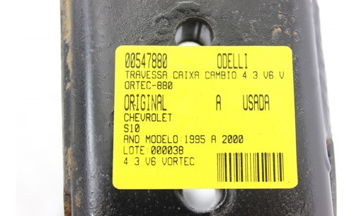 Travessa Caixa Câmbio 4.3 V6 Vortec S10 95/00 (880)